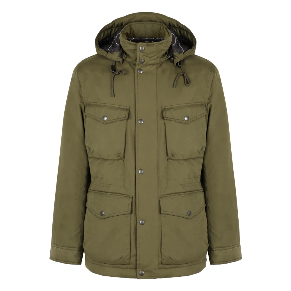 Woolrich Men's Green Winter Jackets, Xl, Field Hooded Parka