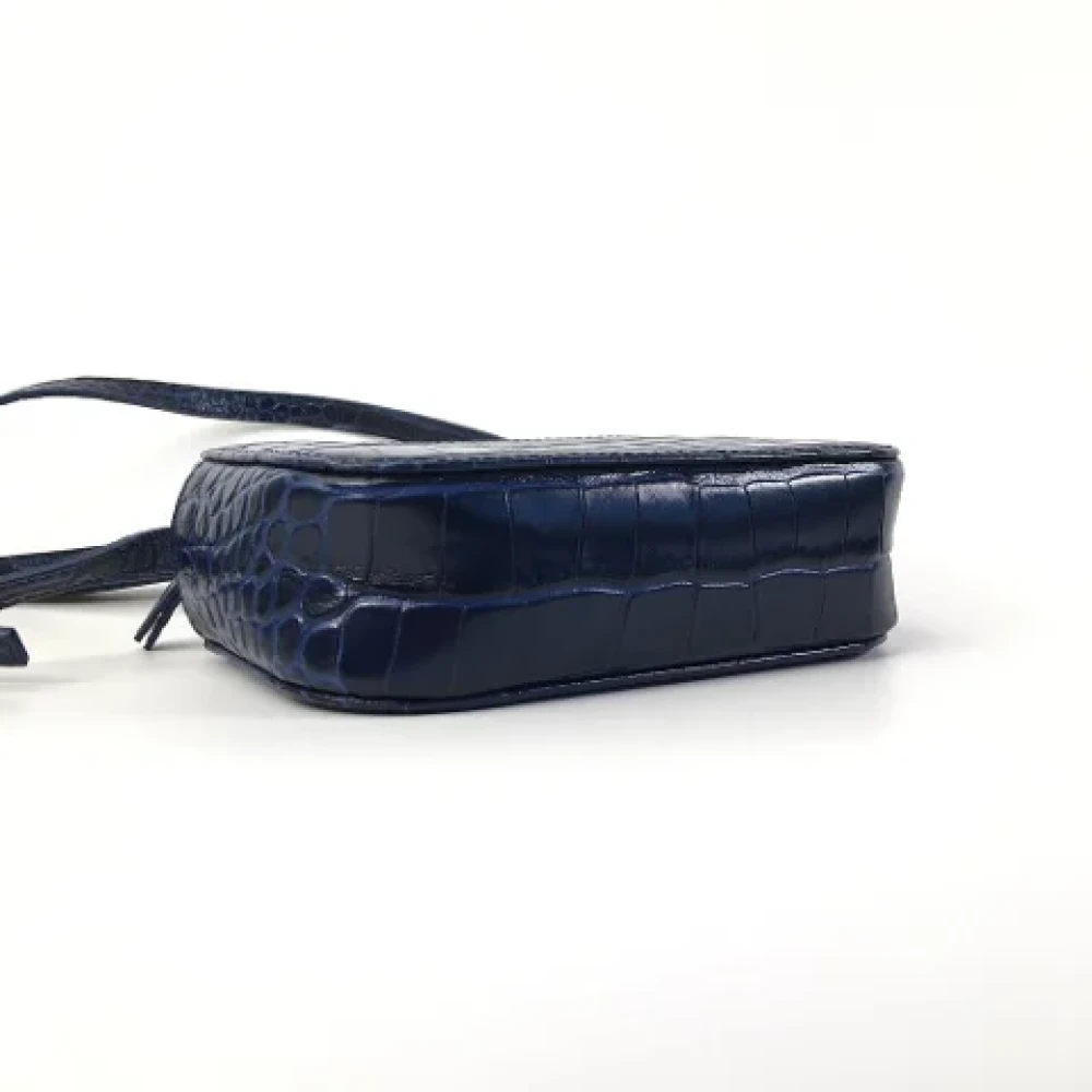 Balenciaga Vintage Pre-owned Leather handbags Blue Dames