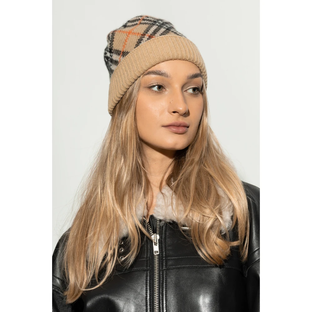 Burberry Hoed met ruitpatroon Beige Unisex