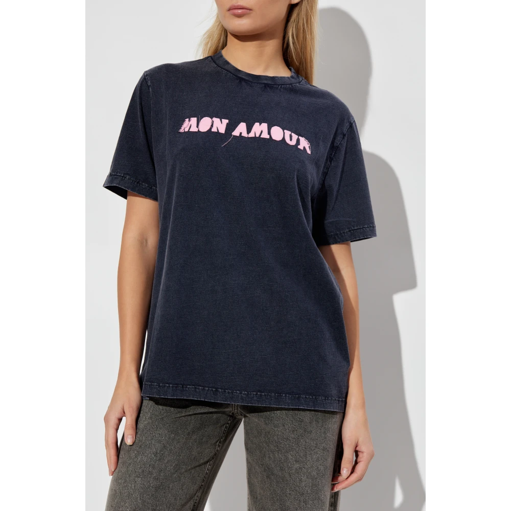 Zadig & Voltaire Gestreept T-shirt Gray Dames