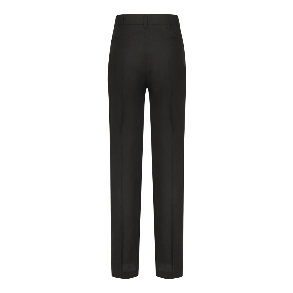 pinko Elegante Zwarte Flared Broek Black Dames
