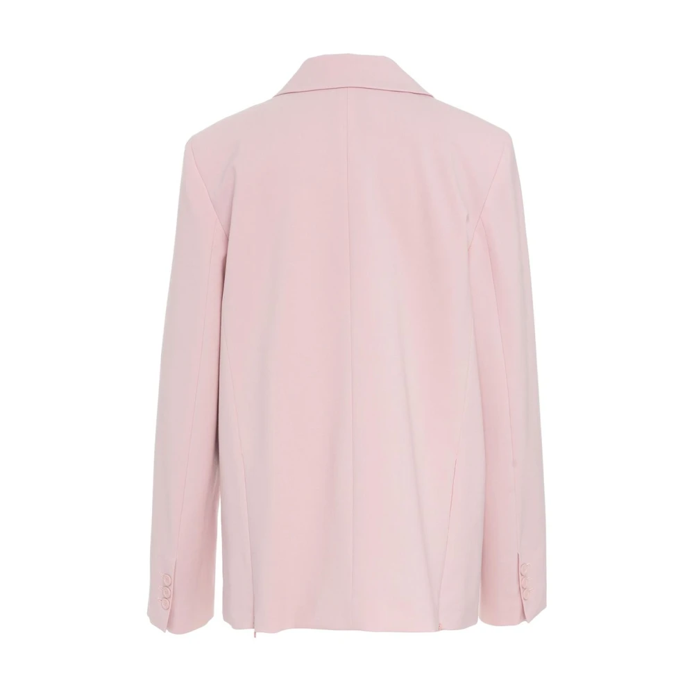 Semicouture Roze Blazer Elegante Stijl Chic Laagjes Pink Dames