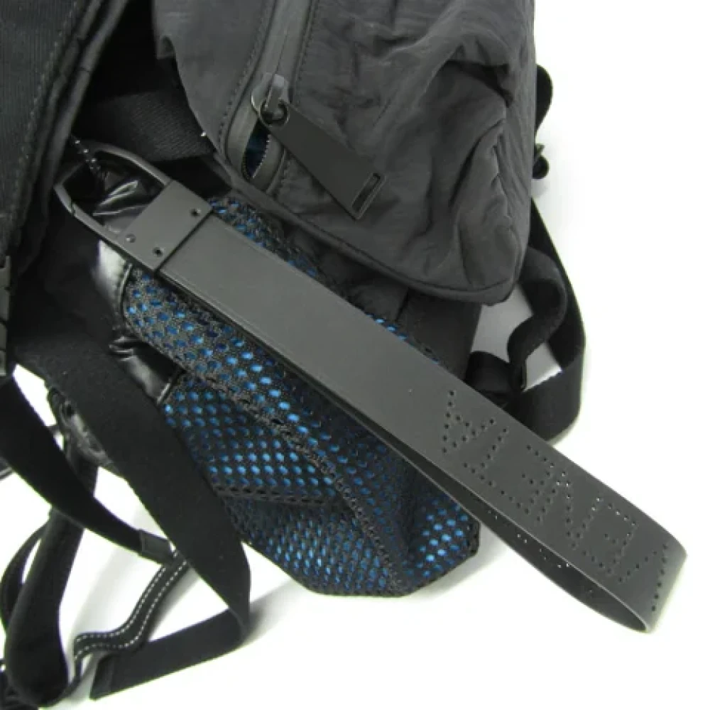 Bottega Veneta Vintage Pre-owned Fabric backpacks Black Dames