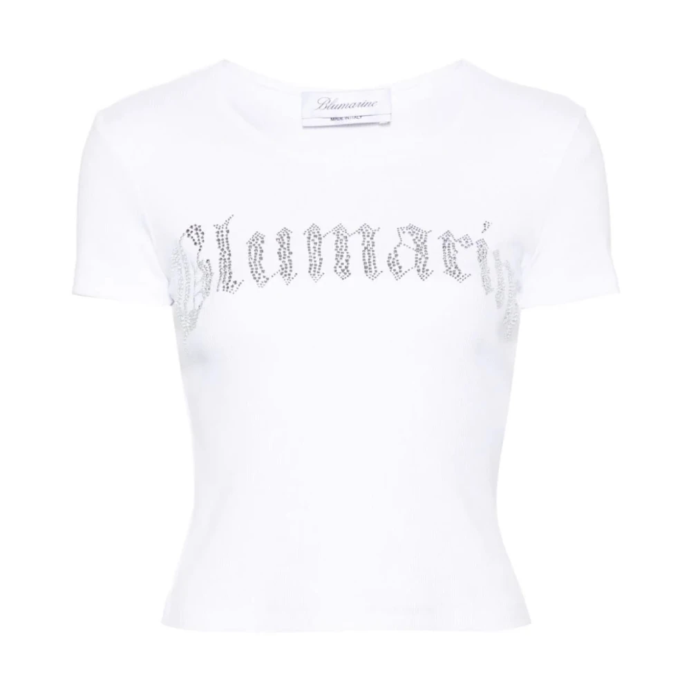 Blumarine Stijlvolle T-shirt voor vrouwen White Dames