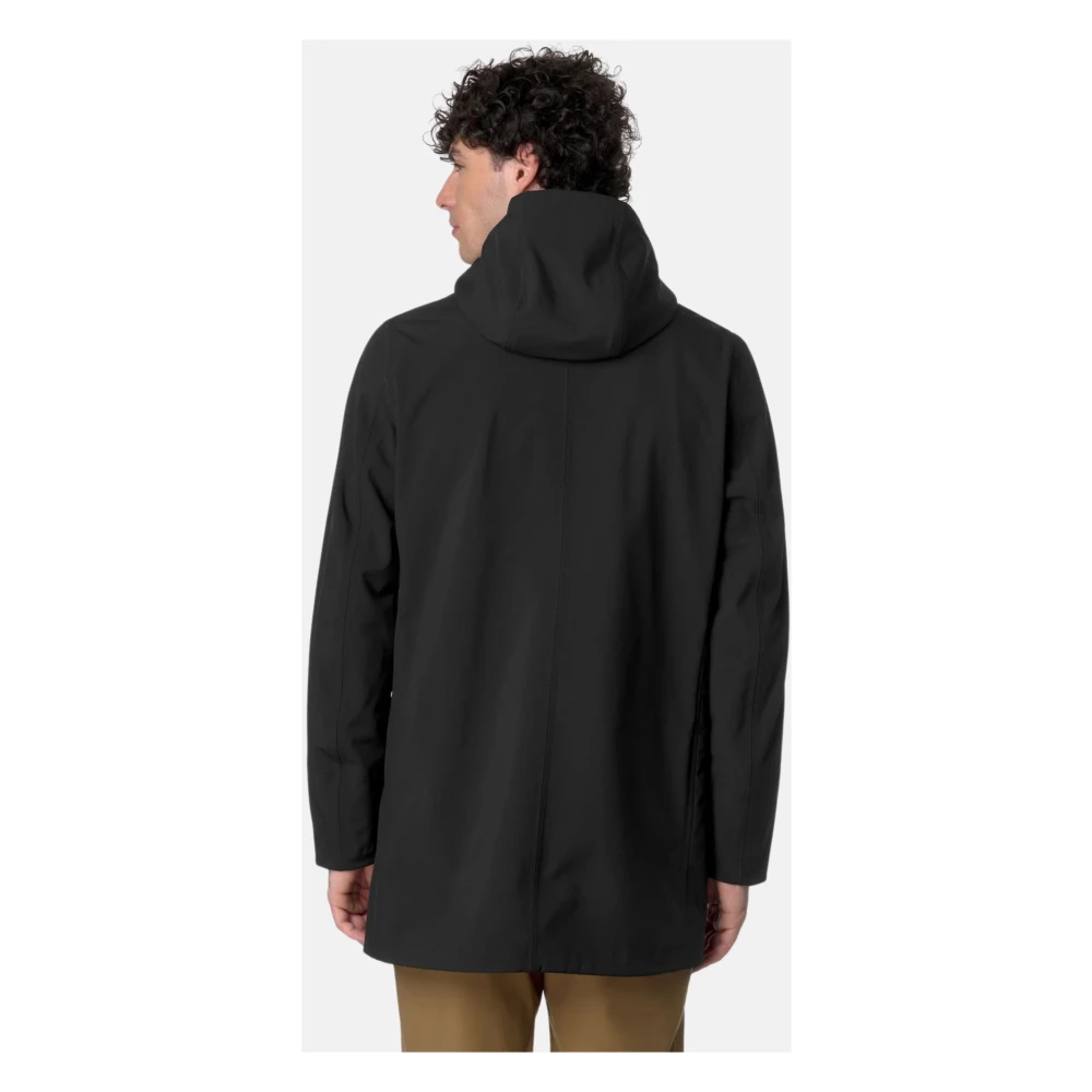 K-way Lichtgewicht Opvouwbare Jas Black Heren