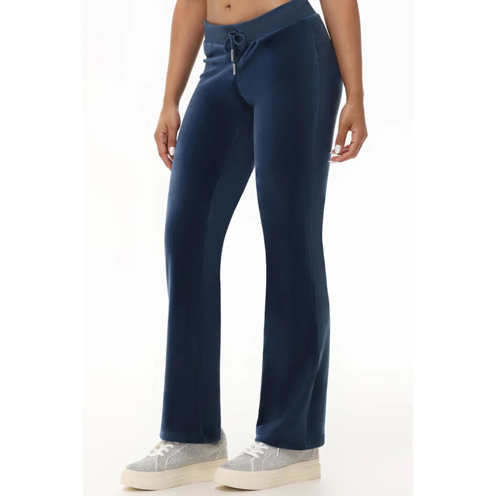 Juicy Couture Stijlvolle Broeken voor Vrouwen Blue Dames