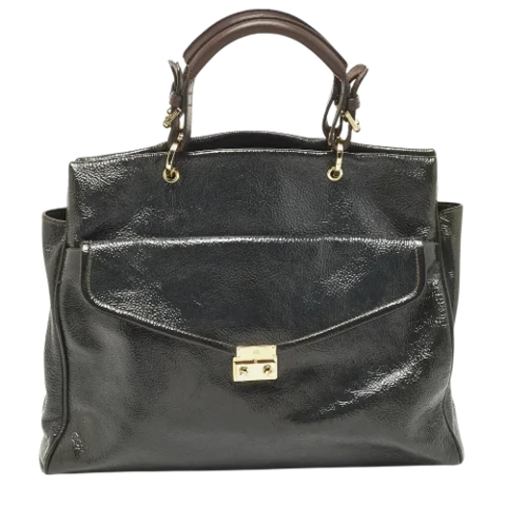 Mulberry Pre-owned Leather totes Gray Dames