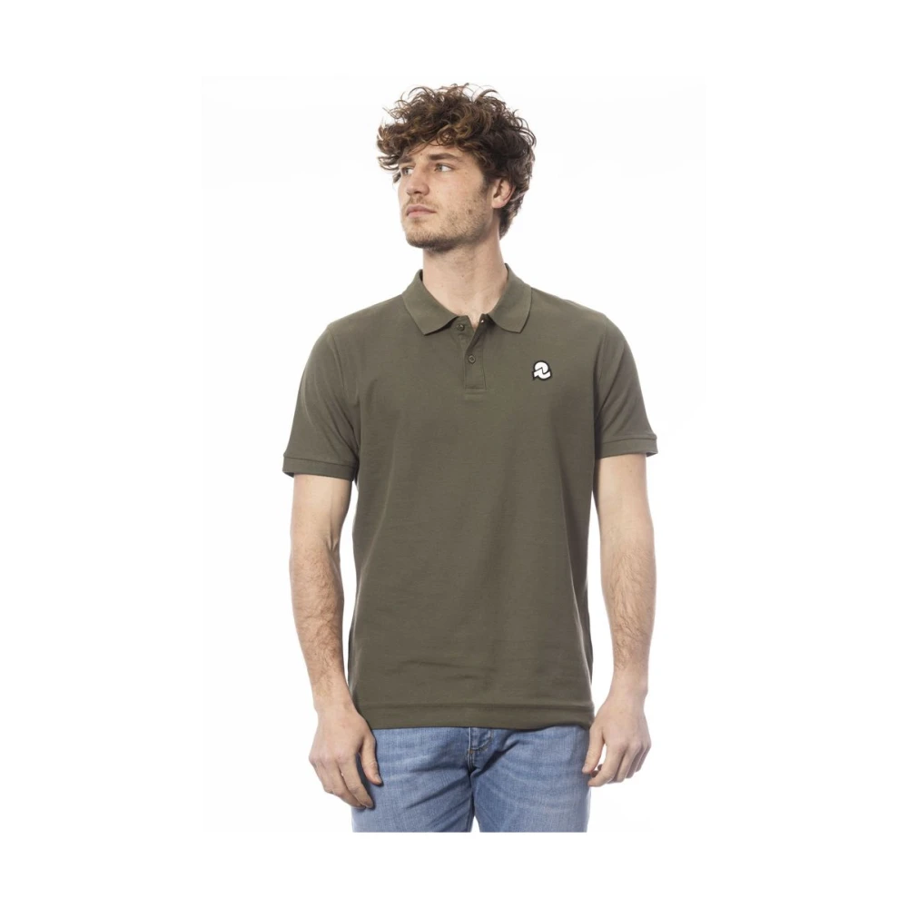 Invicta Groen Katoenen Poloshirt Green Heren