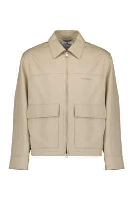 2-Pocket Zipped Cotton Jacket