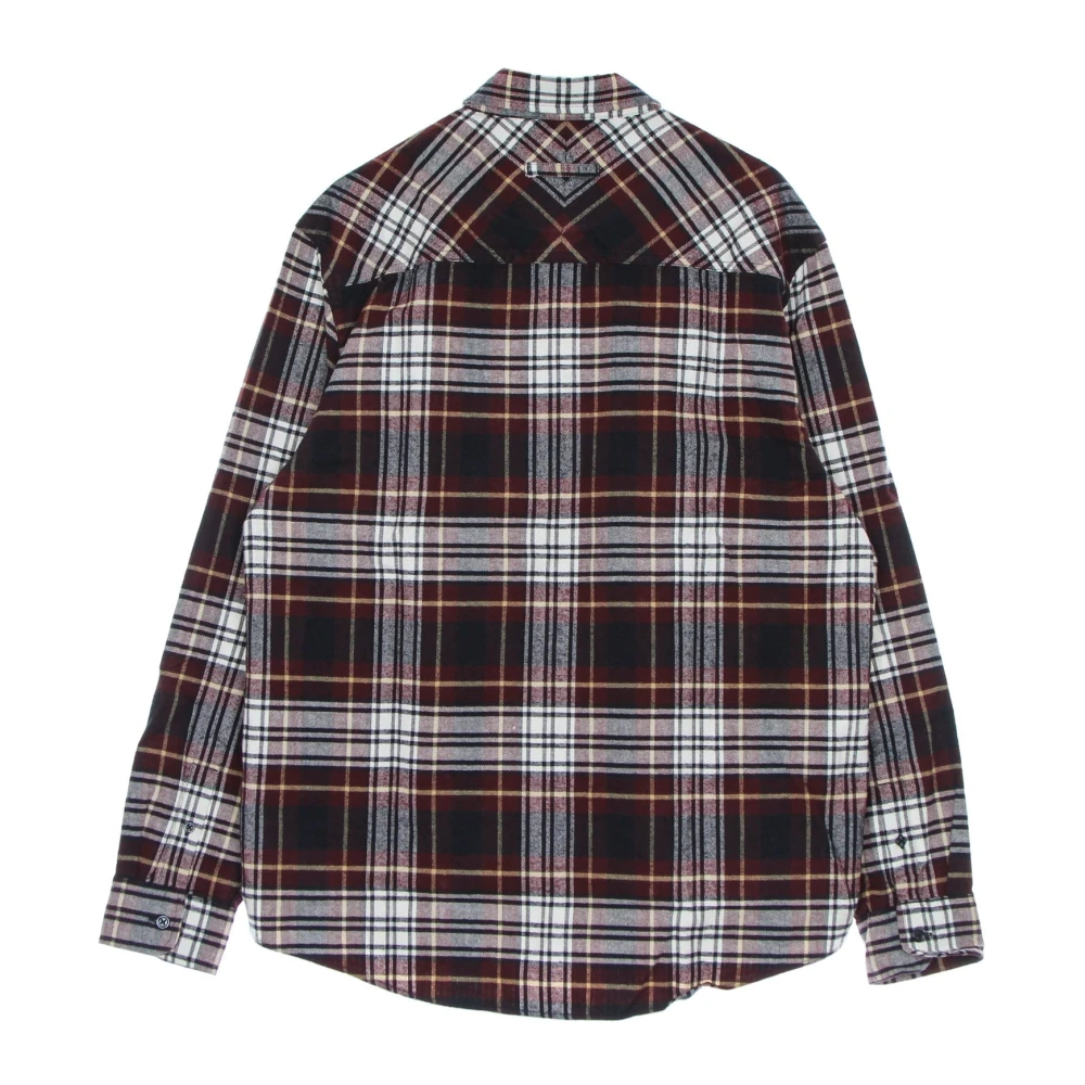 Carhartt WIP Geruite Flanellen Overhemd Lange Mouw Multicolor Heren