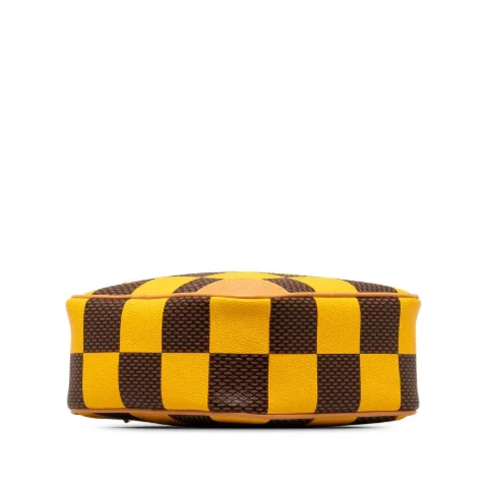 Louis Vuitton Vintage Pre-owned Canvas crossbody-bags Yellow Heren