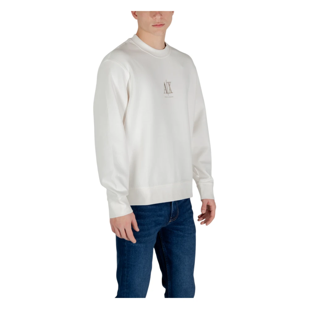 Armani Exchange Onbedekte Sweatshirt Lente Zomer Collectie Beige Heren