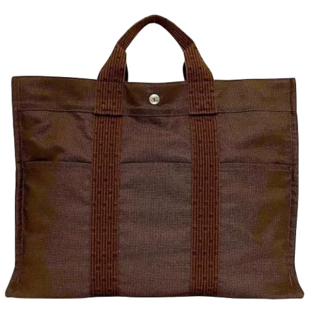 Hermès Vintage Pre-owned Canvas totes Brown Dames