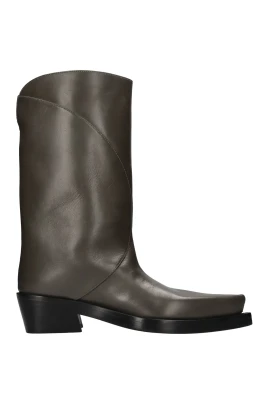 Läder Texan Boots