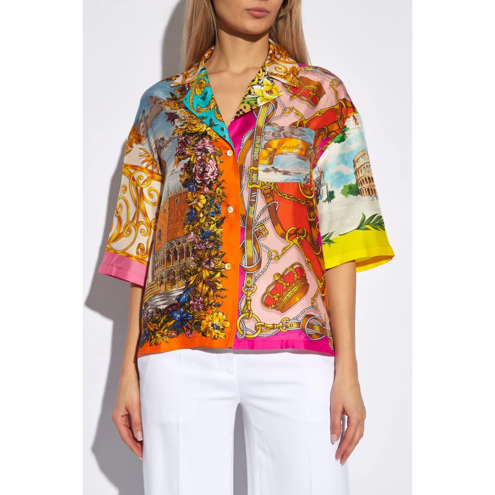 Moschino Bedrukt shirt Multicolor Dames