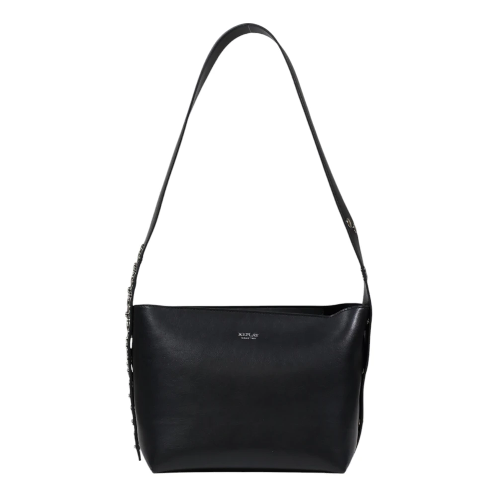 Replay Women's Black Bag With Lettering