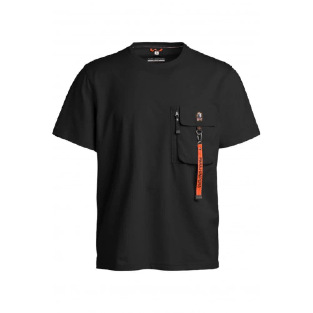 Parajumpers Zwarte Mojave Ritszak T-shirt Black Heren