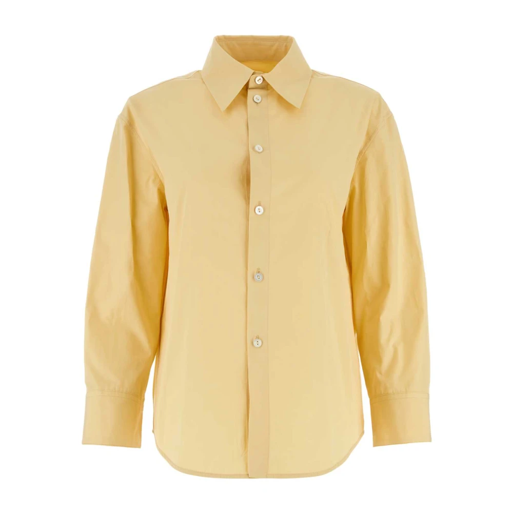 Jil Sander Höj din stil med oversize poplin skjorta Yellow, Dam