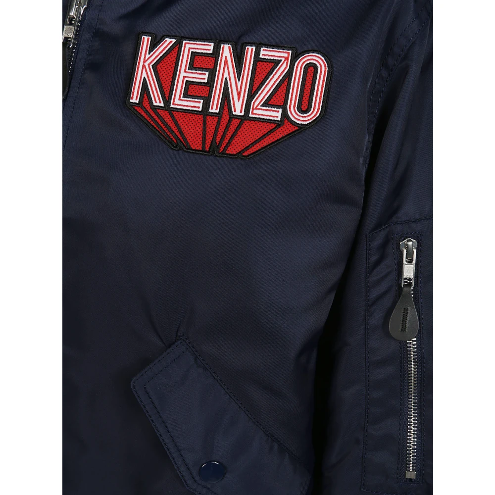 Kenzo 3D Logo Bomber Jack Blue Dames