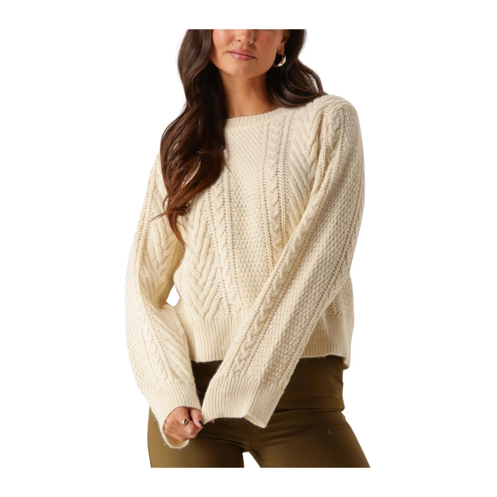 Modström Beige O-Neck Top Beige Dames