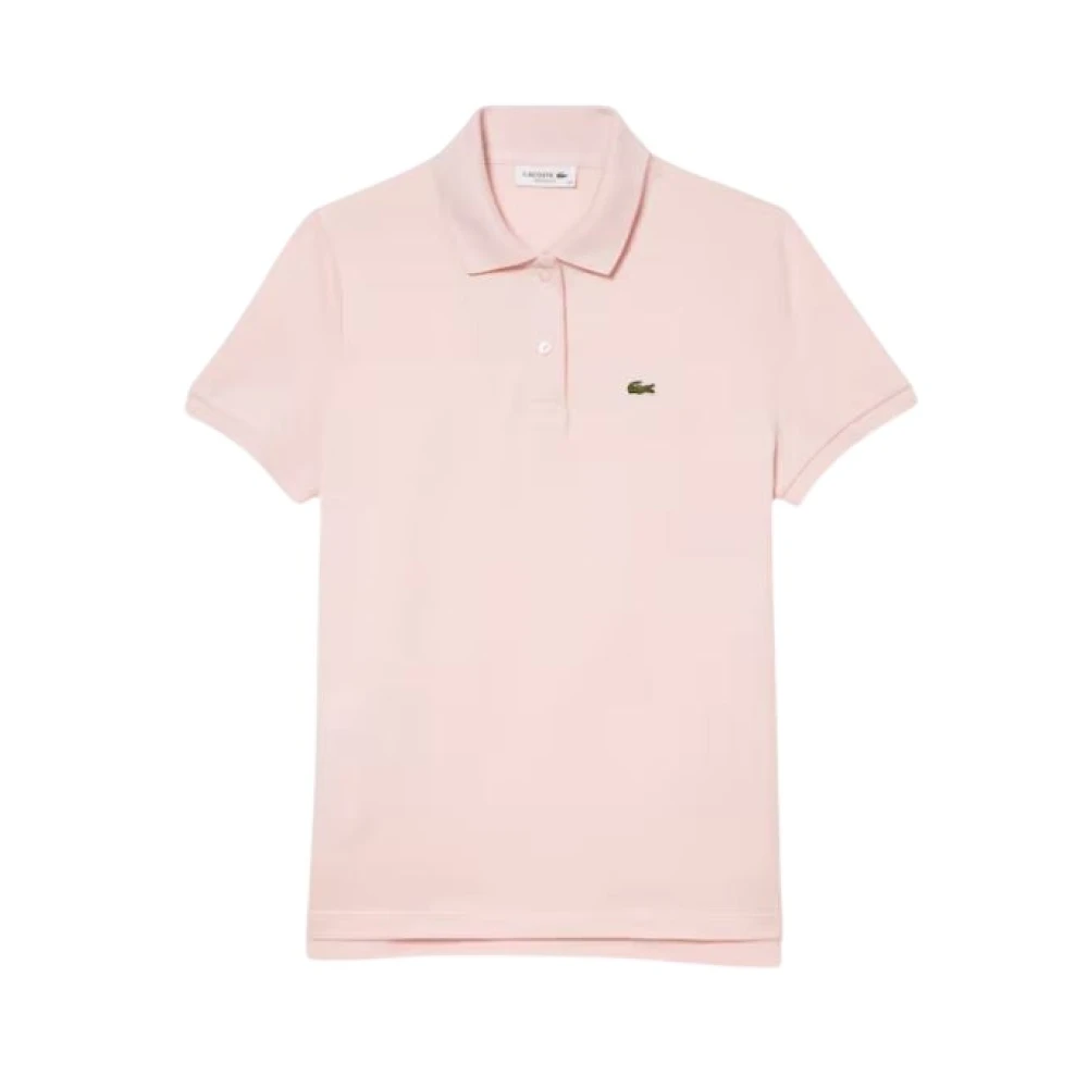Lacoste Women's Pink Polo Shirts, 2XL, Supple Petit Piqué Polo