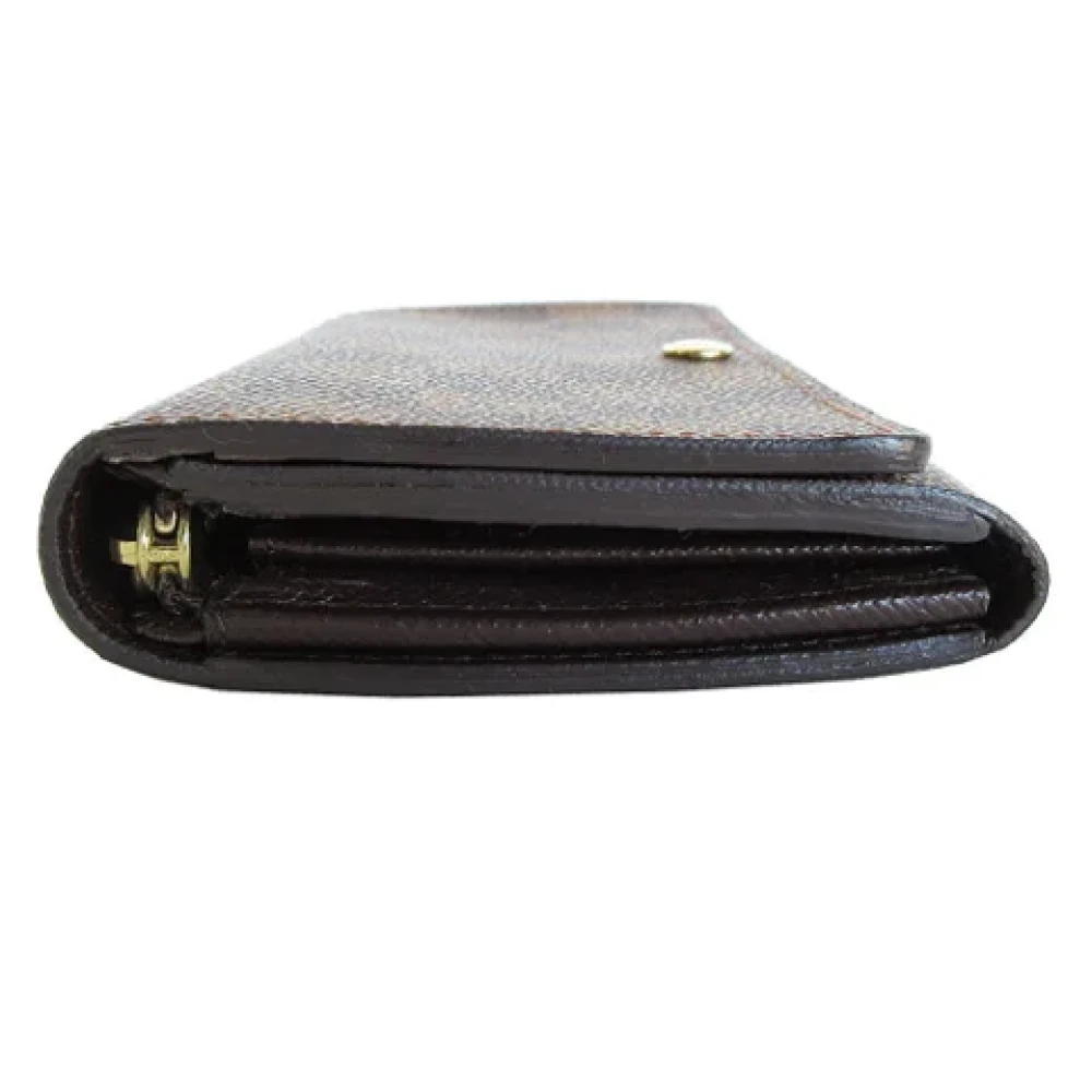 Louis Vuitton Vintage Pre-owned Canvas wallets Brown Dames