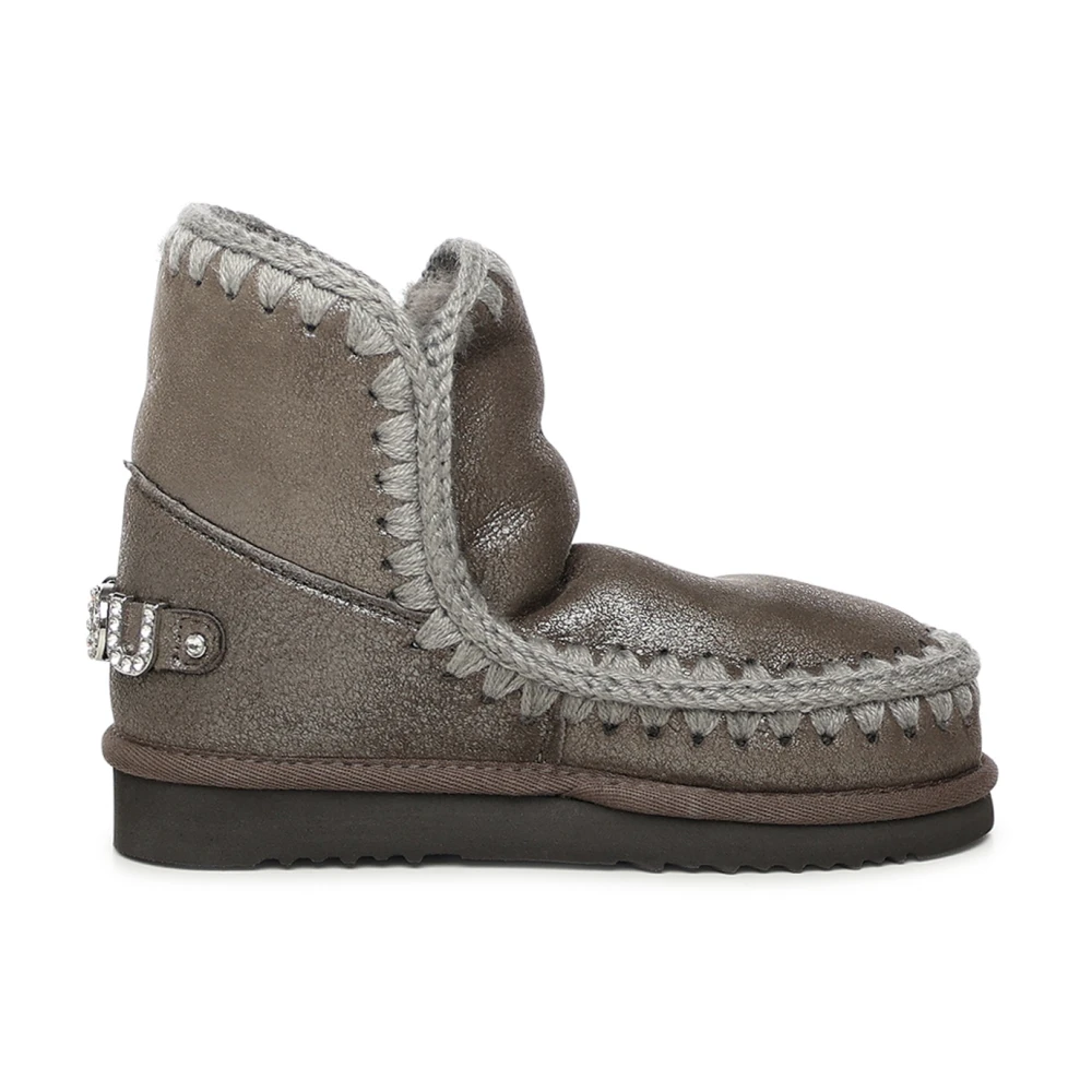 Mou Women's Gray Eskimo 18 Boot - Winter Boots - 7 Uk - Shoes
