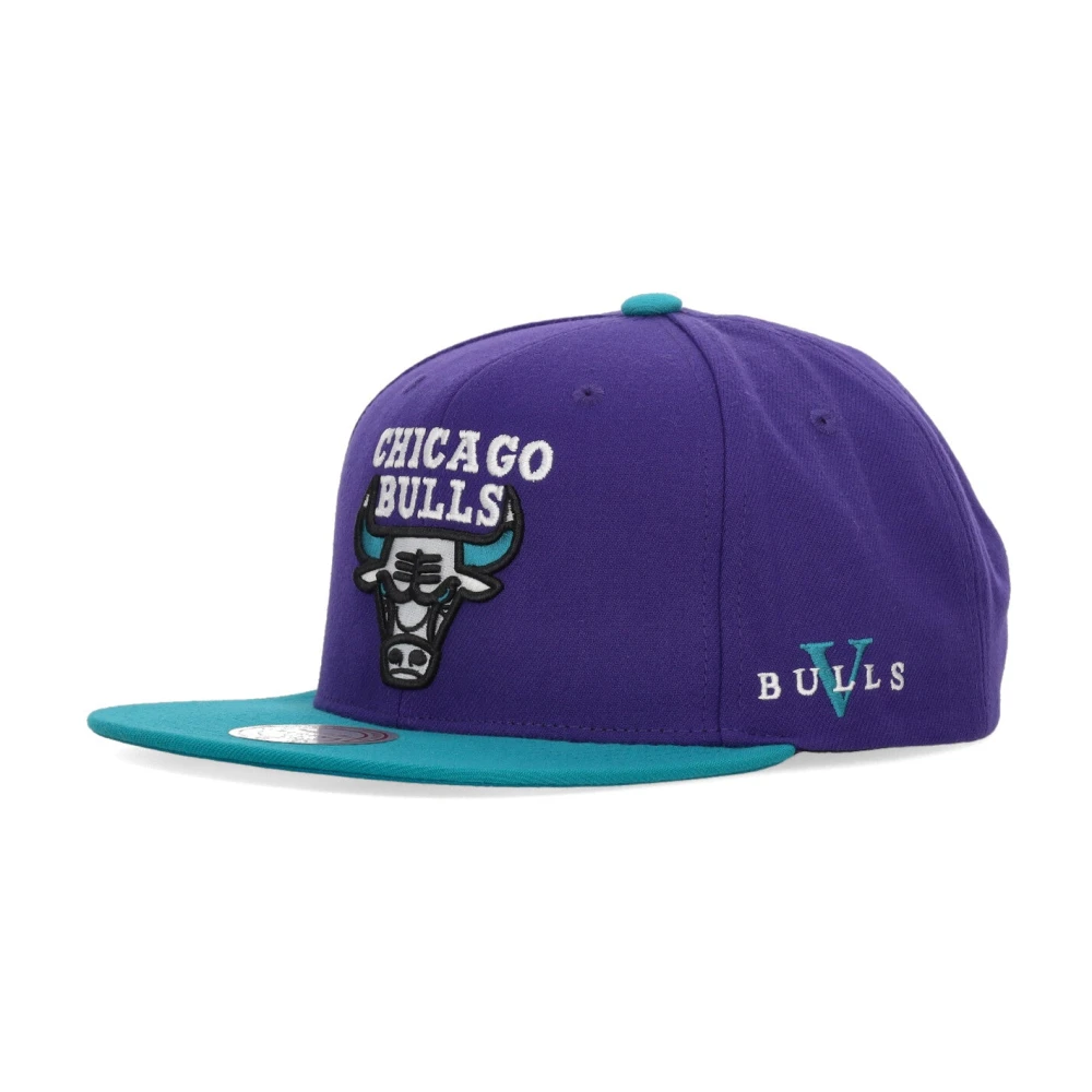 Mitchell & Ness Chicago Bulls NBA Snapback Pet Purple Heren