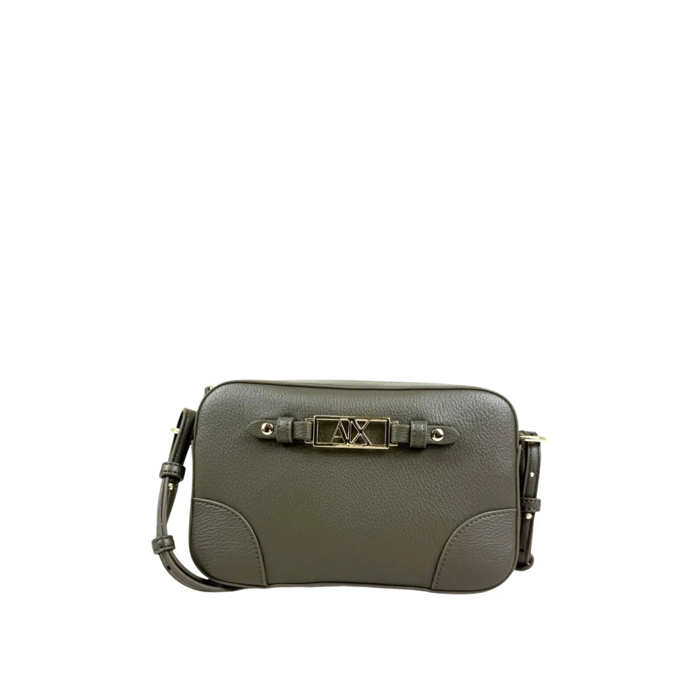 Armani Exchange Women's Green Shoulder Bag