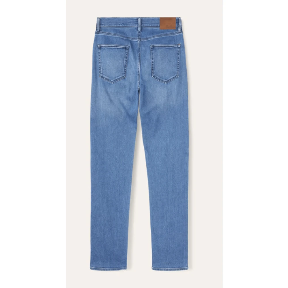 Loro Piana Japanse Azure Five-Pocket Broek Blue Heren