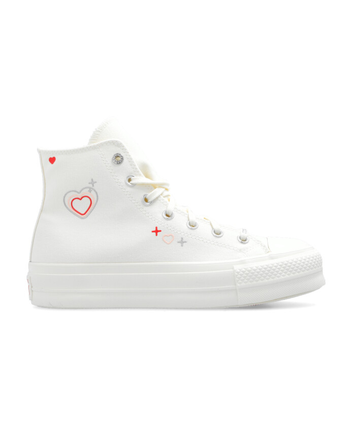 converse with the heart on it