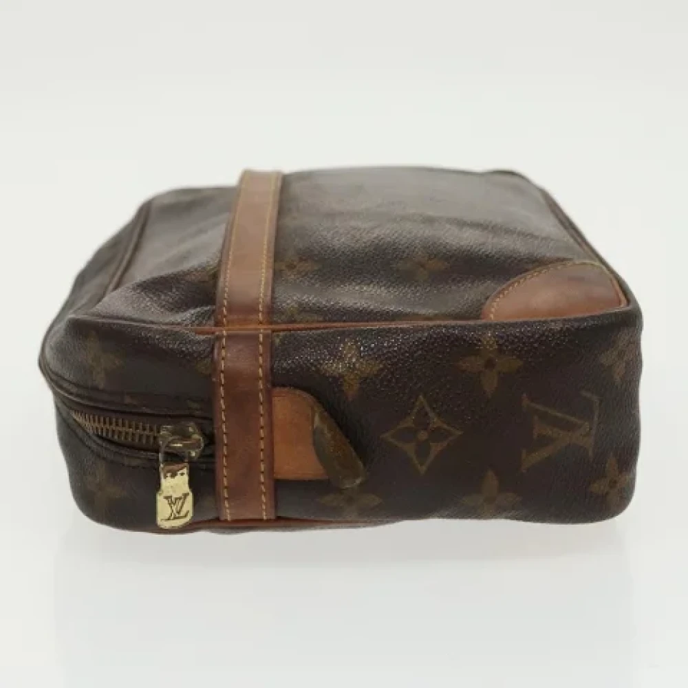 Louis Vuitton Vintage Pre-owned Canvas clutches Brown Dames