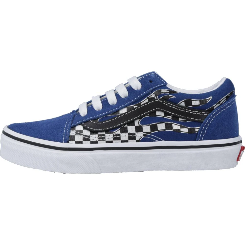 Vans Klassiska Old Skool Sneakers för Pojkar Blue, Pojke