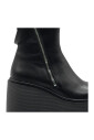 stripy-bottine-a-talon-compense-noir