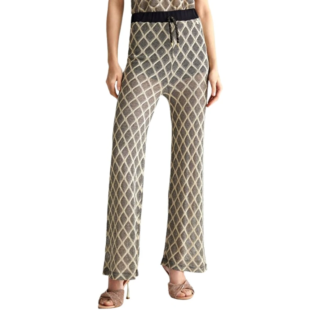 Liu Jo Damen Multicolor Hosen, Mehrfarbig, Mgröße: