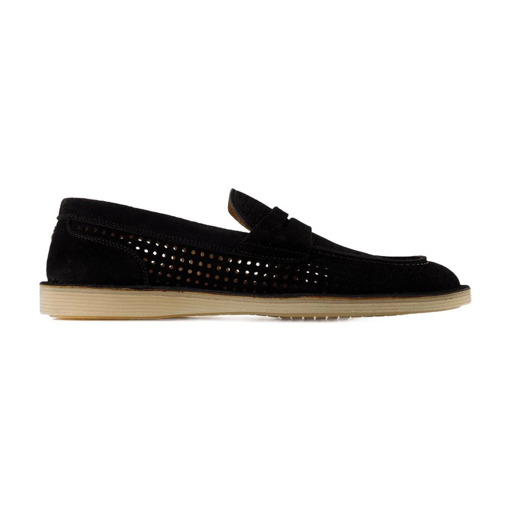 Dolce & Gabbana Men's Black Loafers, 8 Uk, New Florio Loafers