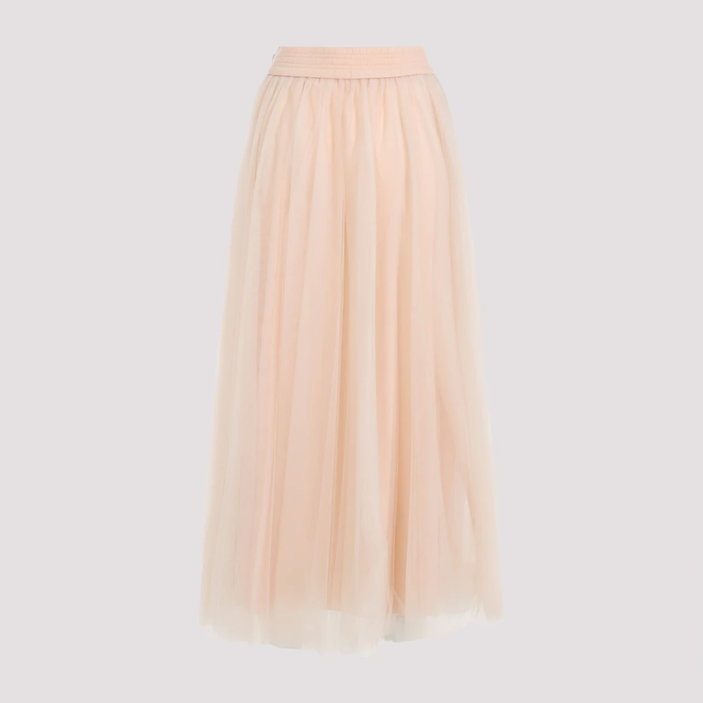Fabiana Filippi Tule Rok in Cipria Kleur Pink Dames
