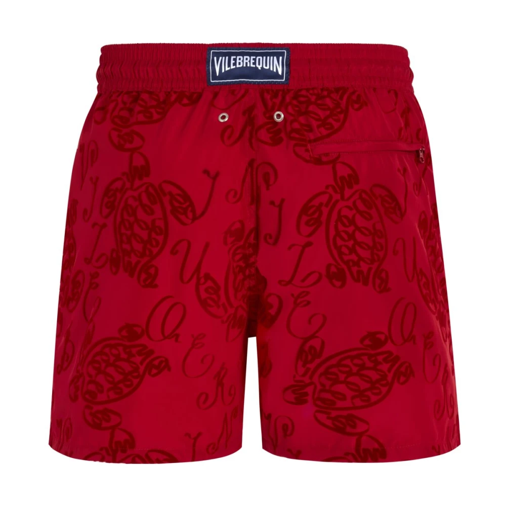 Vilebrequin Zwemshorts Ultra-Licht en Opvouwbaar Lint Schildpad Red Heren