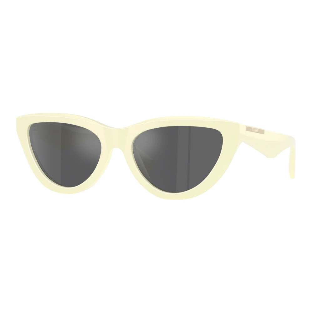 Burberry Women's Grey Woman Be4436u 41456G Sunglasses Acetate Yellow Cat Eye Mirrored - Image 3
