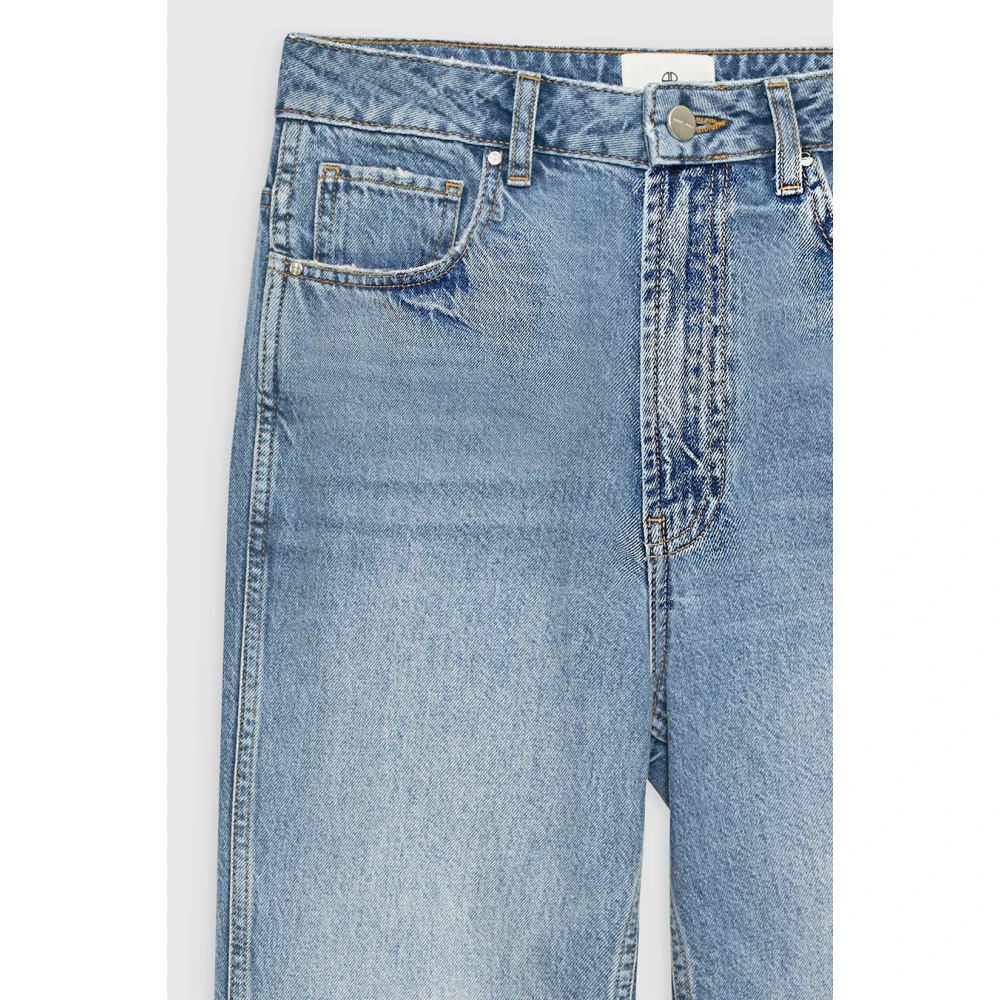 Anine Bing Cropped Jeans Blue Dames