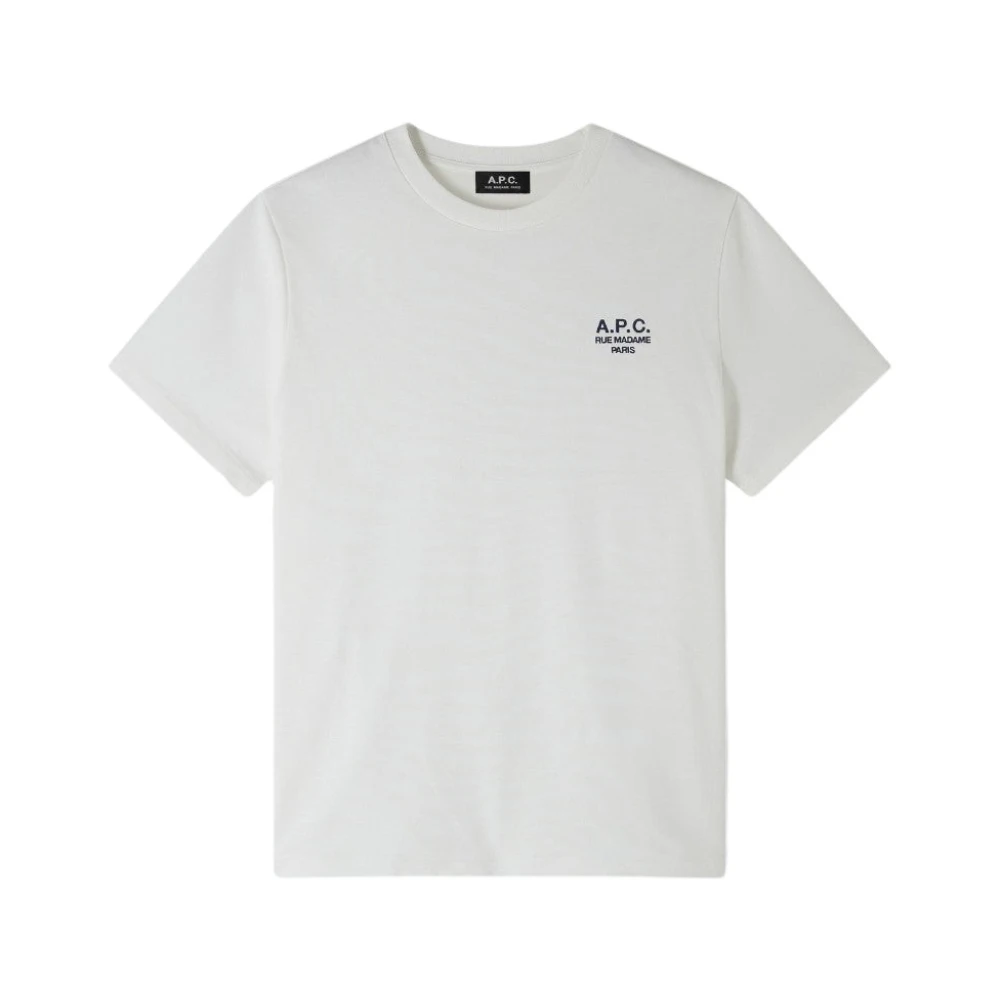 A.p.c. Men's White Cotton Unisex T-Shirt - T-Shirts - L - Tops