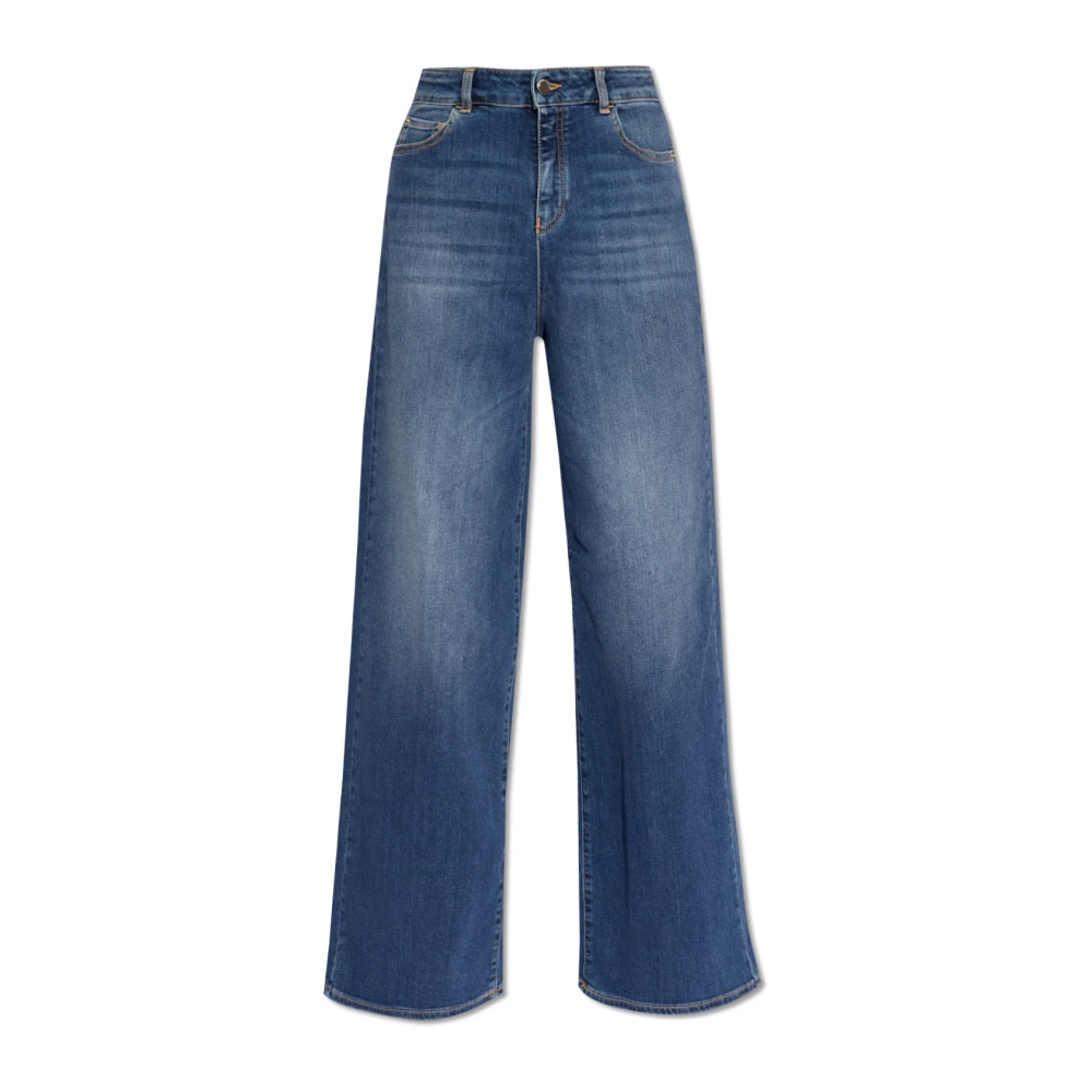 Emporio Armani Straight leg jeans Blue Dames