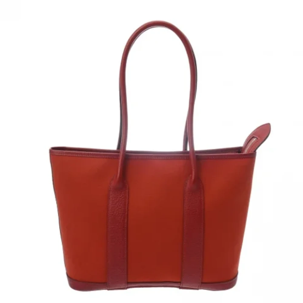 Hermès Vintage Pre-owned Leather handbags Red Dames