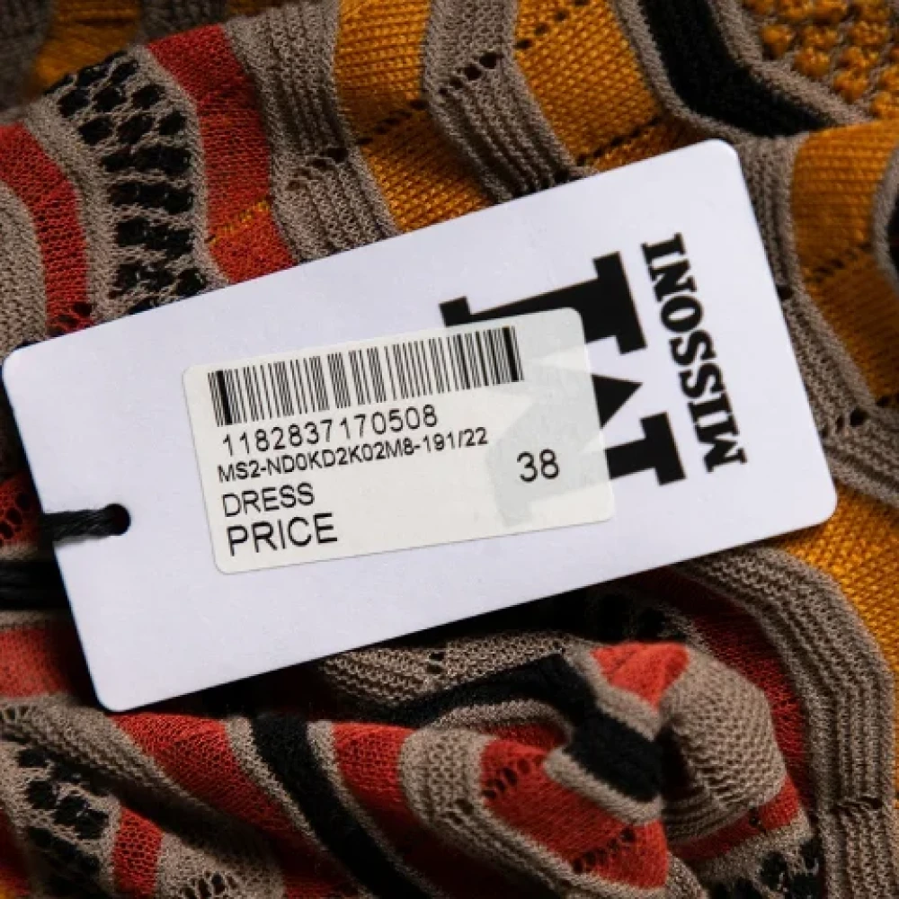 Missoni Pre-owned Cotton dresses Multicolor Dames