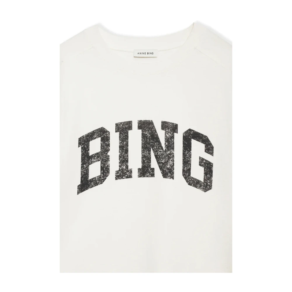 Anine Bing Jaylin T-Shirt White Dames