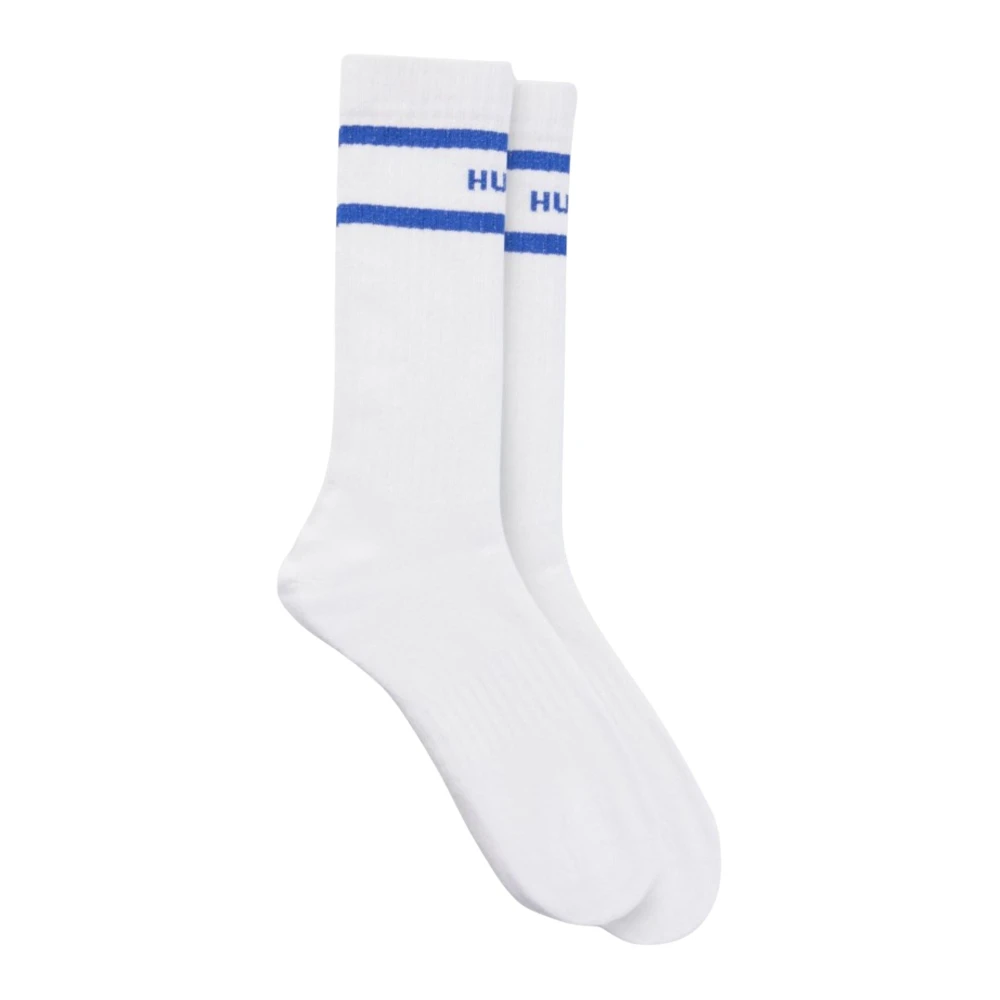 Hugo Boss Blauw Gestreepte Herensokken White Heren