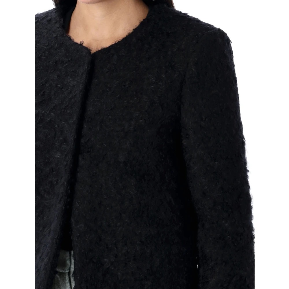 The Garment Zwarte Wollen Blend Vienna Jas Black Dames
