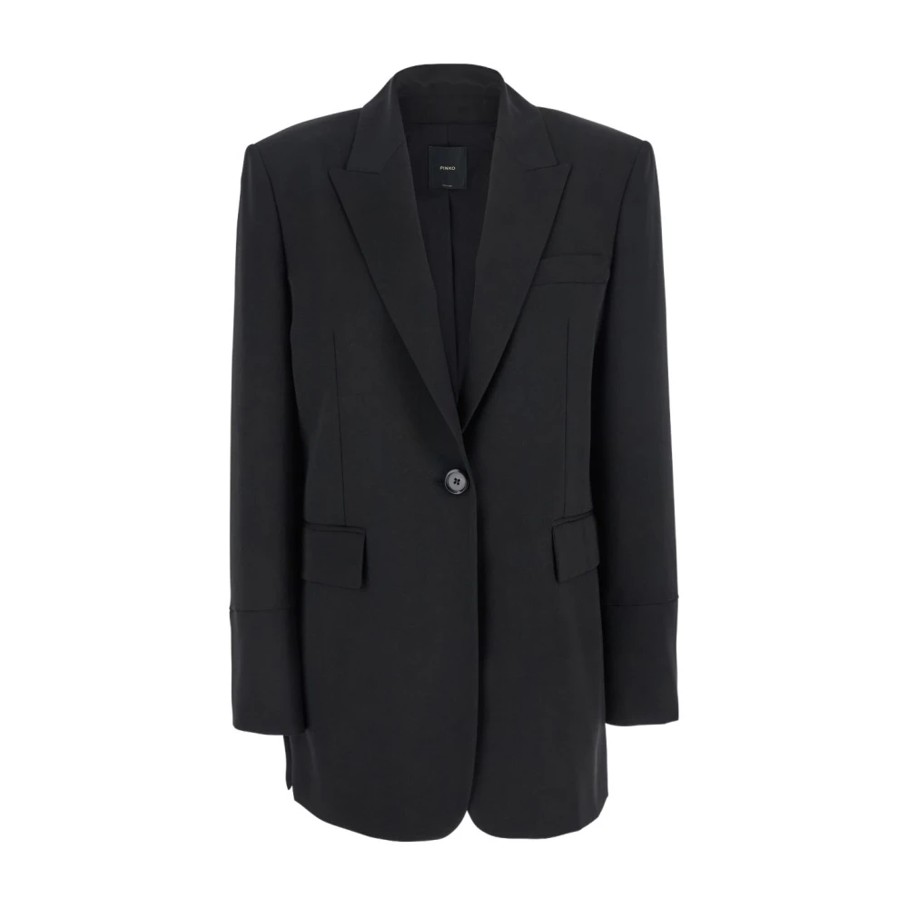 Pinko Donna Nero Giacche, Xl, New,