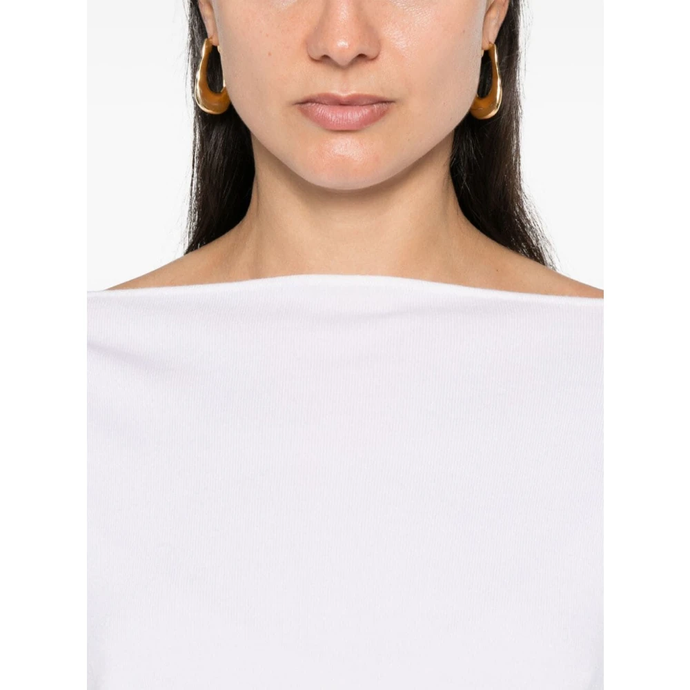 P.a.r.o.s.h. Stijlvolle Panna Gebreide Top White Dames