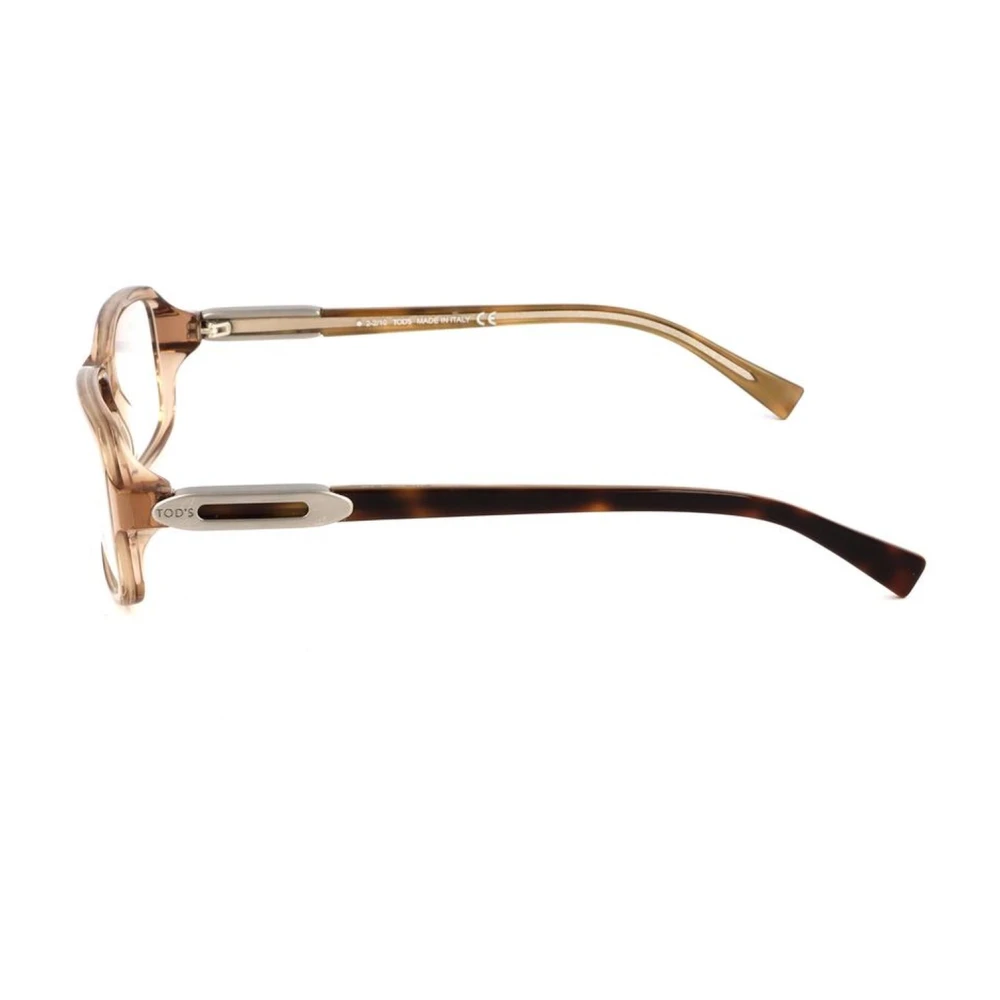 TOD'S Bruine Acetaatframes met wijzerplaat Brown Dames